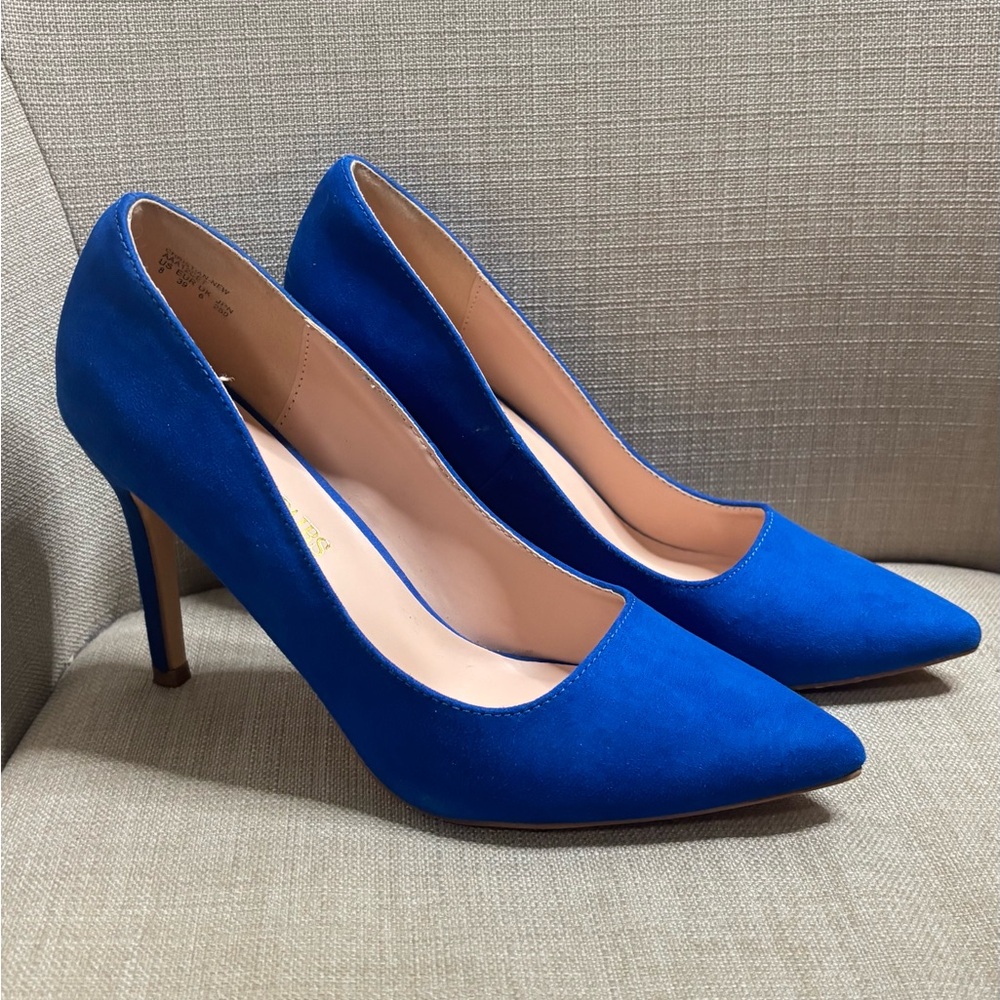 Elegant Blue Women's Heels